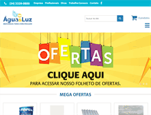 Tablet Screenshot of comercialaguaeluz.com.br